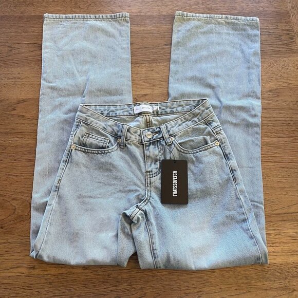 Thats So Fetch Light Blue Size 0 Marcus Low Rise Jeans Pockets NWT 548 - Picture 2 of 3